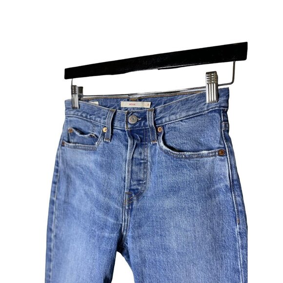 Levi's Wedgie Jeans Blue Womens Size 25 - Picture 6 of 11